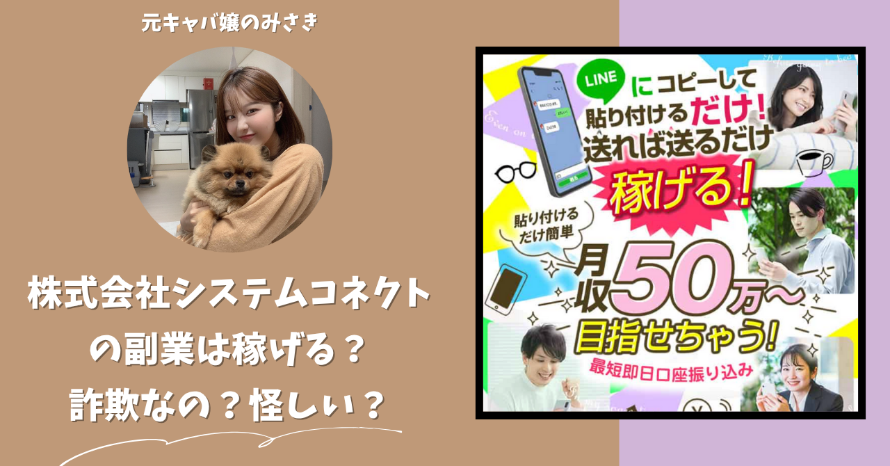 株式会社システムコネクト｜阿部哲也が運営する副業は稼げる？怪しい？副業詐欺？調べてみたら・・・
