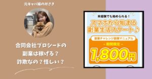 合同会社プロシード｜船橋竜瑛が運営する副業サイトは稼げない？怪しい？副業詐欺？調べてみたら・・・