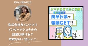 株式会社カインドネスインターナショナル｜髙橋英貴が運営する副業サイトは稼げない？怪しい？副業詐欺？調べてみたら・・・