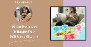 株式会社メイル｜君嶋隆寿が運営する副業サイトは稼げない？怪しい？副業詐欺？調べてみたら・・・